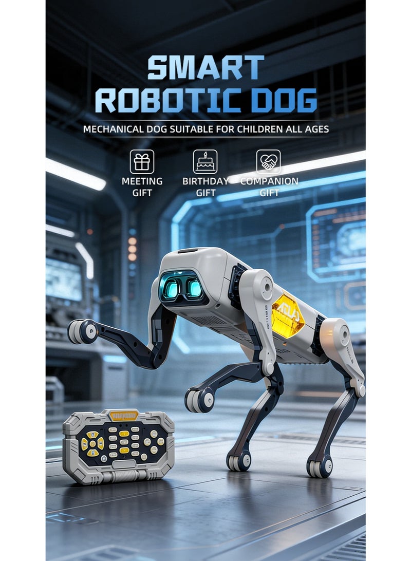Robot Dog, AI Dog, AI Smart Pet, Will Dance and Kungfu, Voice/App/Remote Control, Support Action Programming, AI Robot Ideal Gift for Adults/Kids - Image 1